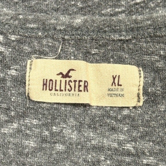 Hollister size XL gray colored tank top in great condition. V-neck style shirt. - Picture 8 of 8